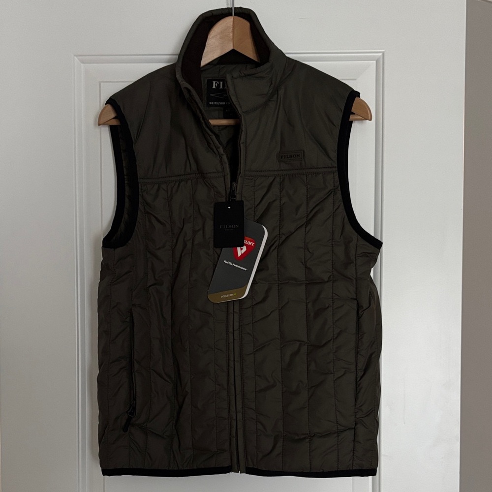 Filson women’s Dark Green Quilted Vest